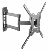 Кронштейн для телевизора Ultramounts UM904 черный 32"-55" макс.30кг настенный поворотно-выдвижной и наклонный от магазина РЭССИ