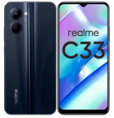 Смартфон Realme C33 64Gb 4Gb черный моноблок 3G 4G 6.5" 1600x720 Android 12 50Mpix 802.11 a/b/g/n/ac NFC GPS GSM900/1800 GSM1900 TouchSc от магазина РЭССИ