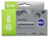 Картридж струйный Cactus CS-EPT0921 T0921 черный (8мл) для Epson Stylus C91/CX4300/T26/T27/TX106/TX109/TX117/TX119 от магазина РЭССИ