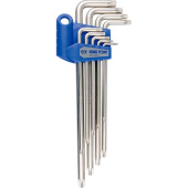 Набор Г-образных ключей TORX с отверстием T10-T50 9шт KING TONY 20419PR от магазина РЭССИ