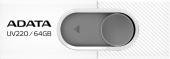 Флеш Диск A-Data 64Gb UV220 AUV220-64G-RWHGY USB2.0 белый/серый от магазина РЭССИ