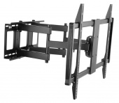 Кронштейн для телевизора Ultramounts UM914 черный 60"-100" макс.80кг настенный поворотно-выдвижной и наклонный от магазина РЭССИ