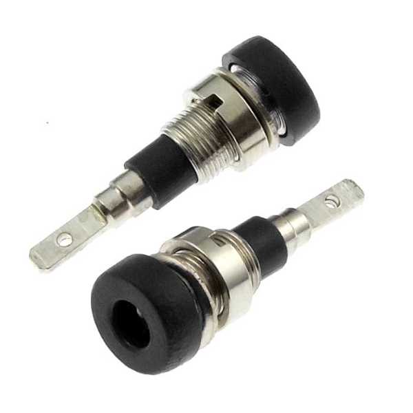 Z007 2mm panel jack BLACK от магазина РЭССИ