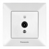 Розетка телев. Panasonic Arkedia WMTC04522WH-RU проходная скрыт. IP20 белый (упак.:1шт) от магазина РЭССИ