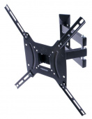 Кронштейн для телевизора Kromax DIX-24 черный 15"-55" макс.35кг настенный поворотно-выдвижной и наклонный от магазина РЭССИ