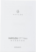 Гарнитура внутриканальные Haylou GT7 Neo черный беспроводные bluetooth в ушной раковине от магазина РЭССИ