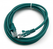 Патч-корд Buro UTP 4 пары cat5E CCA molded 2м зеленый RJ-45 (m)-RJ-45 (m) от магазина РЭССИ