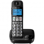 Р/Телефон Dect Panasonic KX-TGE110RUB черный АОН от магазина РЭССИ