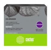 Картридж ленточный Cactus CS-DK22205 DK-22205 черный для Brother P-touch QL-500, QL-550, QL-700, QL-800 от магазина РЭССИ