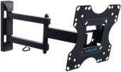 Кронштейн для телевизора Kromax OPTIMA-214 черный 20"-43" макс.30кг настенный поворотно-выдвижной и наклонный от магазина РЭССИ