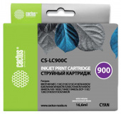 Картридж струйный Cactus CS-LC900C голубой (16.6мл) для Brother DCP-110/115/120/MFC-210/215/FAX-1840 от магазина РЭССИ