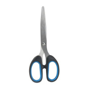 Ножницы BRAUBERG 160 мм резиновые вставки черно-синие 236447 от магазина РЭССИ