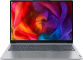 Ноутбук Lenovo Thinkbook 16 G6 IRL Core i7 13700H 8Gb SSD512Gb Intel Iris Xe graphics 16" IPS WUXGA (1920x1200) noOS grey WiFi BT Cam Bag (21KH005SAK) от магазина РЭССИ