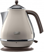 Чайник электрический Delonghi KBOV2001.BG 1.7л. 2000Вт бежевый (корпус: металл) от магазина РЭССИ