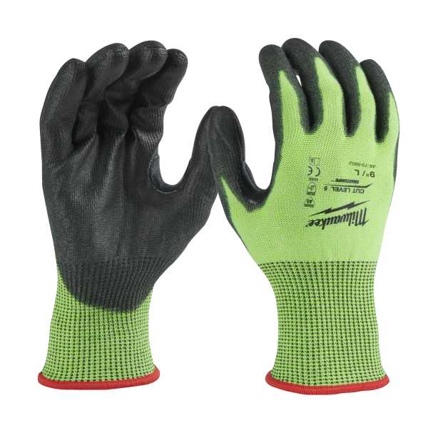 Перчатки защитные Hi-Vis Cut level (Хай Виз Кат Левел) 5/E, L/9 от магазина РЭССИ