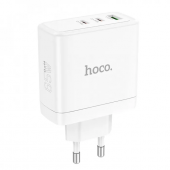 СЗУ USB/Type-C Hoco N30 (65W, QС3.0, PD) Белый от магазина РЭССИ