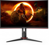 Монитор AOC 27" Gaming CQ27G2U черный/красный VA LED 1ms 16:9 HDMI M/M матовая HAS Piv 300cd 178гр/178гр 2560x1440 144Hz FreeSync Premium VGA DP 2K USB 5.96кг от магазина РЭССИ