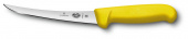 Нож кухонный Victorinox Fibrox (5.6608.15) стальной обвалочный лезв.150мм прямая заточка желтый от магазина РЭССИ