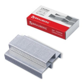 Скобы для степлера BRAUBERG №24/6 1000 штук до 30 листов 220950 от магазина РЭССИ
