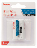 Батарея Buro Alkaline LR6 AA (2шт) блистер от магазина РЭССИ