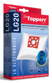 Пылесборники Topperr LG20 1409 сверхпрочные нетканые (4пылесбор.) (1фильт.) от магазина РЭССИ