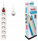 Сетевой фильтр Buro 600SH-3-W 3м (6 розеток) белый (коробка) от магазина РЭССИ