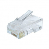 Вилка Cablexpert RJ-45 (8P8C) LC-8P8C-002 универсальная кат.6 контакты 30 микрон от магазина РЭССИ