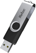 Флеш Диск Netac 16GB U505 NT03U505N-016G-20BK USB2.0 черный/серебристый от магазина РЭССИ