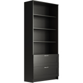 Стеллаж Шведский Стандарт СИРИУС 2 ящика 78x34x190 см черный дуб венге 2.02.07.110.5 от магазина РЭССИ