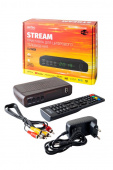 Цифровая ТВ-приставка PERFEO PF_A4351 "STREAM" DVB-T2/C для цифр.TV, Wi-Fi, IPTV, HDMI, 2 USB, DolbyDigital, пульт ДУ от магазина РЭССИ