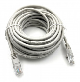 Патч-корд Buro UTP 4 пары cat5E CCA molded 10м серый RJ-45 (m)-RJ-45 (m) от магазина РЭССИ