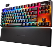 Клавиатура Steelseries Apex Pro TKL Wireless (2023) механическая черный USB for gamer LED (подставка для запястий) (64865) от магазина РЭССИ