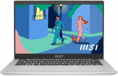 Ультрабук MSI Modern 14 C12M-240XRU Core i5 1235U 8Gb SSD512Gb Intel Iris Xe graphics 14" IPS FHD (1920x1080) Free DOS silver WiFi BT Cam (9S7-14J111-240) от магазина РЭССИ