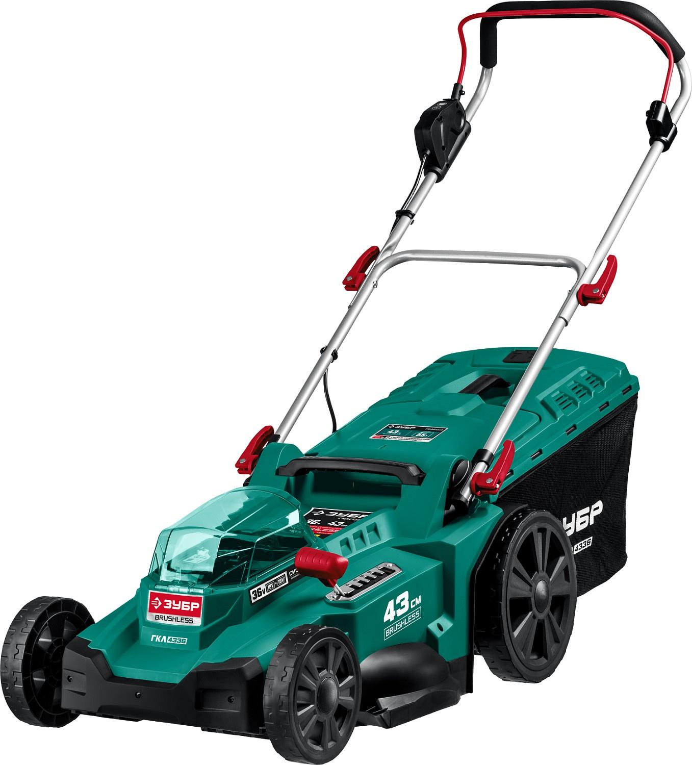 Газонокосилка роторная Зубр ГКЛ-4336 от магазина РЭССИ