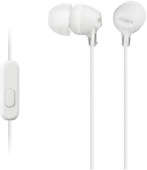 Гарнитура вкладыши Sony MDR-EX15AP 1.2м белый проводные в ушной раковине (MDR-EX15APW) от магазина РЭССИ