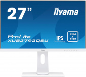 Монитор Iiyama 27" XUB2792QSU-W1 белый IPS LED 16:9 DVI HDMI M/M матовая HAS Piv 350cd 178гр/178гр 2560x1440 70Hz DP WQ USB 6.1кг от магазина РЭССИ