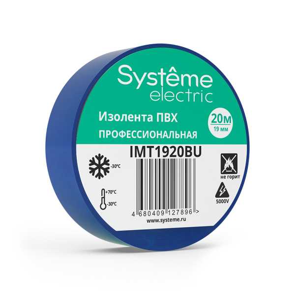 ИЗОЛЕНТА ПВХ MultiSet 19мм Х 20м СИНЯЯ от магазина РЭССИ