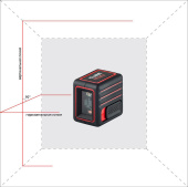 Уровень лазер. Ada Cube MINI Basic Edition 2кл.лаз. 635нм цв.луч. красный 2луч. (А00461) от магазина РЭССИ