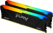 Память DDR4 2x16GB 3200MHz Kingston KF432C16BB2AK2/32 Fury Beast RGB RTL Gaming PC4-25600 CL16 DIMM 288-pin 1.35В kit single rank с радиатором Ret от магазина РЭССИ
