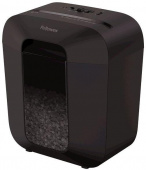 Шредер Fellowes PowerShred LX25M черный (секр.P-4) перекрестный 6лист. 11.5лтр. скрепки скобы пл.карты от магазина РЭССИ