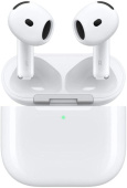 Гарнитура вкладыши Apple A3055,A3056,A3059 AirPods 4 ANC белый беспроводные bluetooth в ушной раковине (MXP93LL/A) от магазина РЭССИ