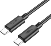 Кабель Hoco X88 Gratified X88 GRATIFIED 60W USB Type-C (m)-USB Type-C (m) 1м черный коробка от магазина РЭССИ