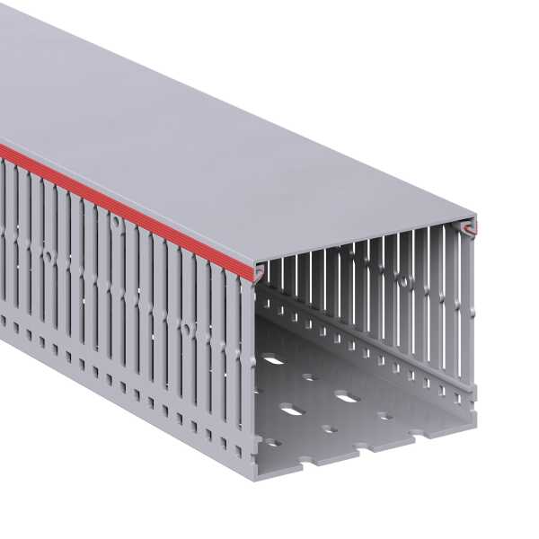 Короб перфорированный RL6 100x80 серый QUADRO от магазина РЭССИ