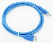 Кабель USB A(m) USB A(f) 1.5м синий от магазина РЭССИ