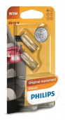 Автолампа блистер 2шт. PHILIPS W5W W2.1*9.5d 12V /1/10 12961B2 от магазина РЭССИ