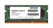 Память DDR3 2Gb 1333MHz Patriot PSD32G133381S RTL PC3-10600 CL9 SO-DIMM 240-pin 1.5В Ret от магазина РЭССИ