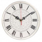 Часы настенные аналоговые Бюрократ WallC-R70P D25см белый (WALLC-R70P25/WHITE) от магазина РЭССИ