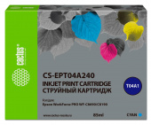 Картридж струйный Cactus CS-EPT04A240 T04A2 голубой (85мл) для Epson WorkForce Pro WF-C8190, WF-C8690 от магазина РЭССИ
