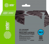 Картридж струйный Cactus CS-3JA26AE 963 черный пигментный (23мл) для HP OfficeJet 9010/9012/9013/9014/9015/9016/9019/9020/9025 от магазина РЭССИ