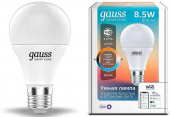 Умная лампа Gauss IoT Smart Home E27 8.5Вт 806lm Wi-Fi (упак.:1шт) (1130112) от магазина РЭССИ